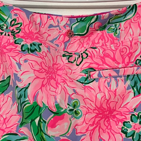Lilly Pulitzer Luxletic skort size 14 try your zest floral tennis pickeball - Picture 6 of 10